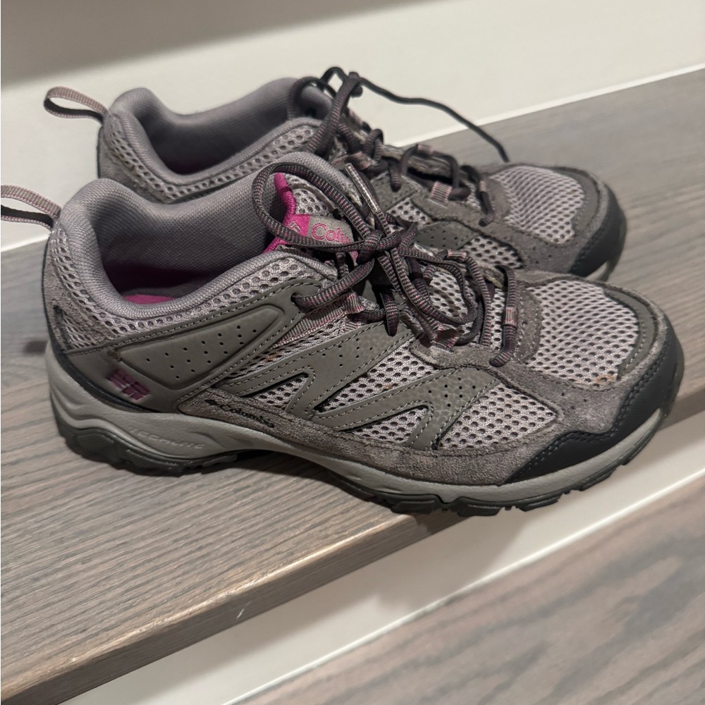 Columbia Women's Athletic Shoes in Gray and Purple